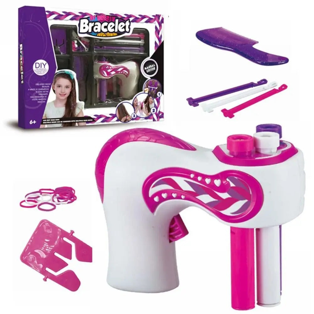 Automatic Hair Braider for Girls – DIY Hair Styling Tool for Kids with 360° Twist Action, Easy One-Button Operation