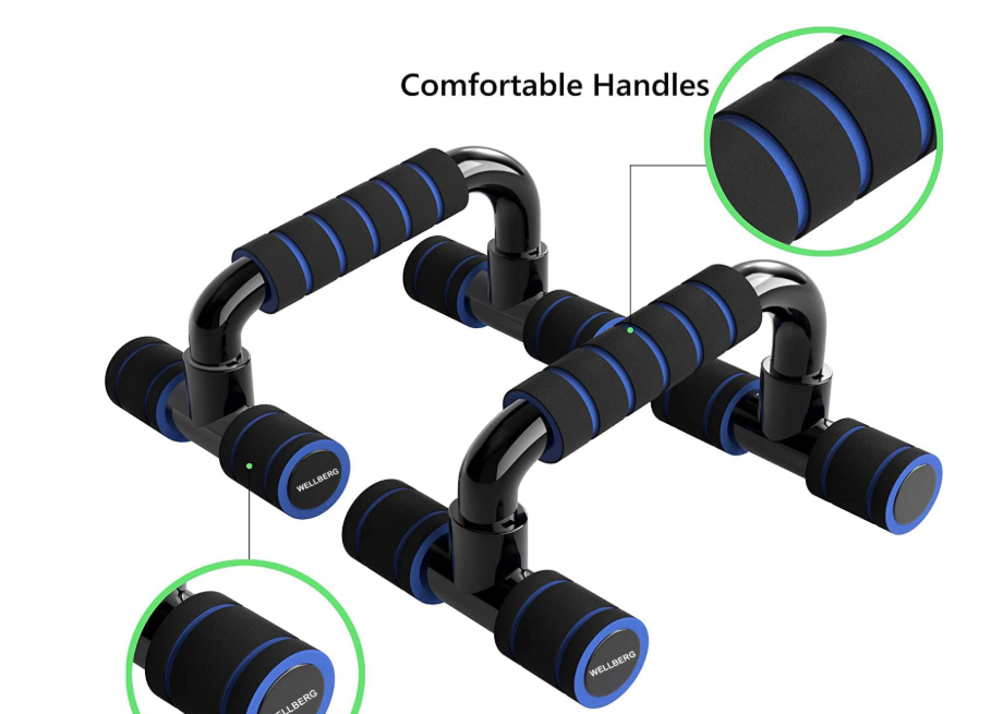 Heavy-Duty Pushup Stands – Non-Slip, Wrist-Friendly, Portable Fitness Equipment for Upper Body Workouts