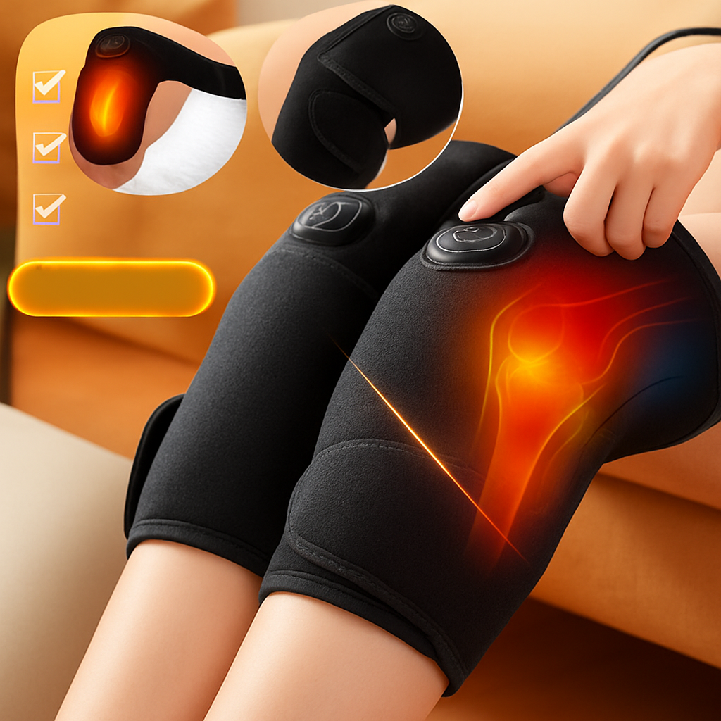 Adjustable Heated Therapy Wrap – Targeted Relief for Knee, Elbow & Shoulder Pain with 3 Heat Settings