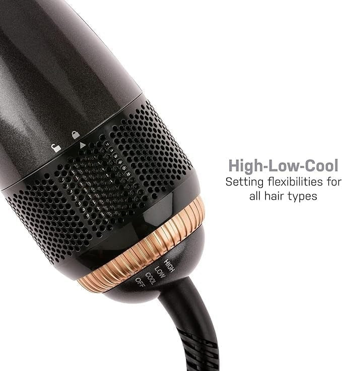 3-in-1 ionic hair straightening brush | hair dryer, straightener & volumizer
